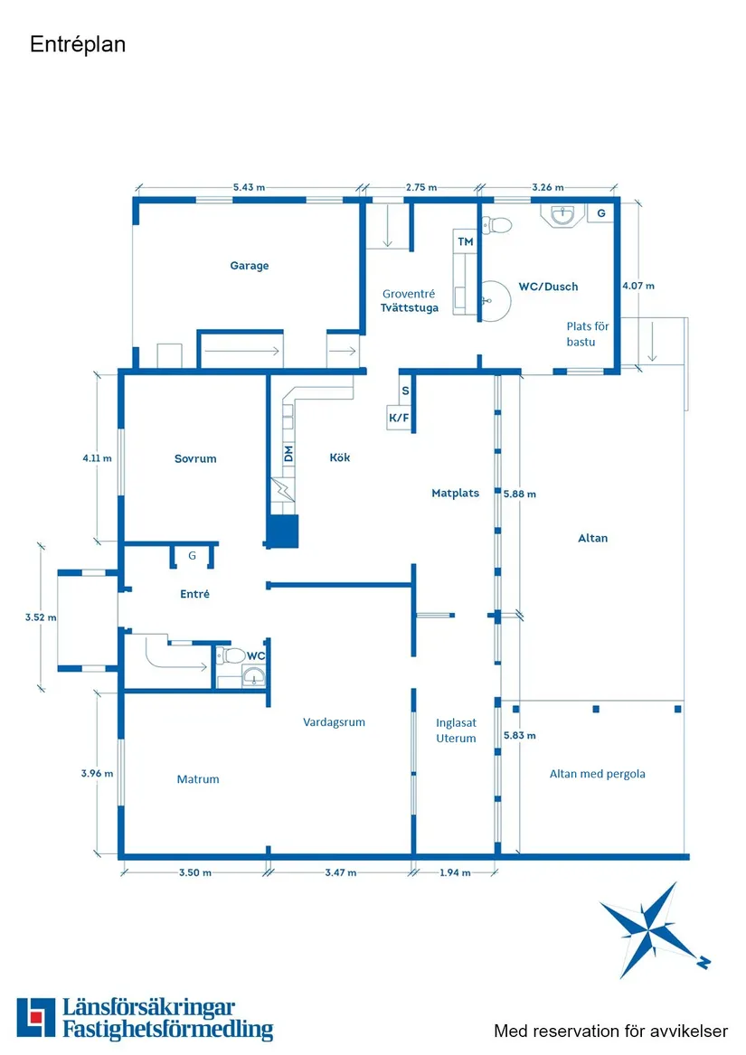 Villa, Zederslundsgatan 20, Centralt, Motala