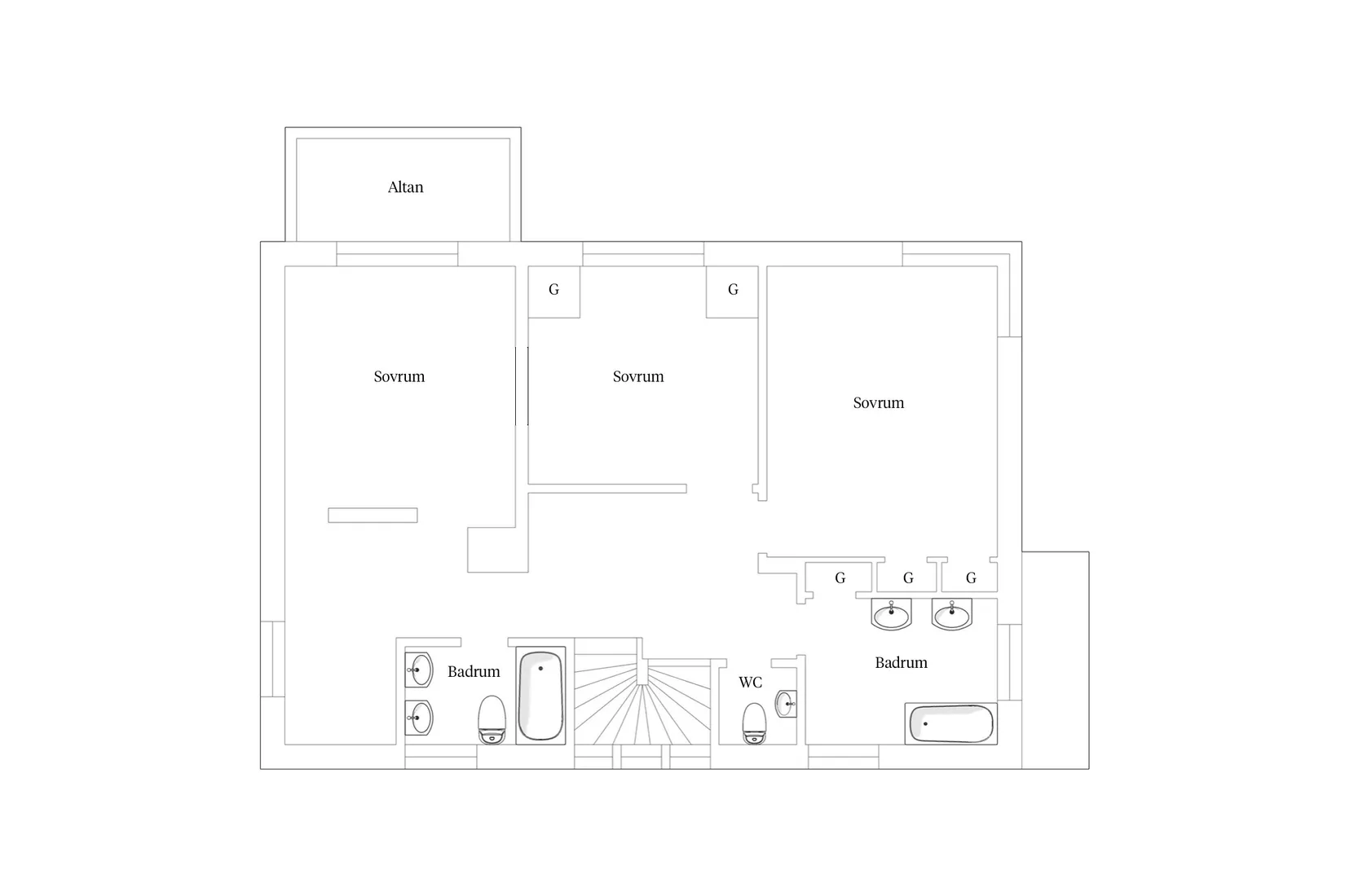 Villa, Gerdagatan 16A, Professorsstaden, Lund