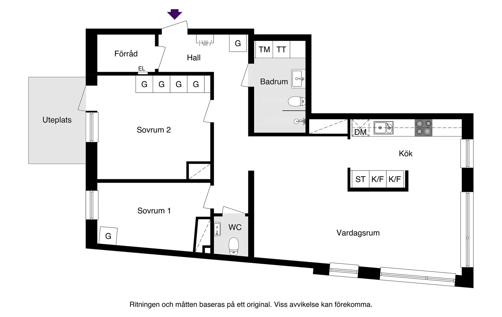Bostadsrätt, Kvarntorgsgatan 2C, Kvarngärdet, Uppsala