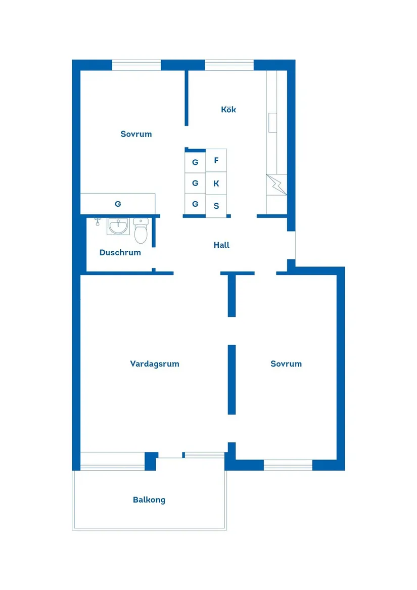Bostadsrätt, Brunnshusgatan 23A, Norrstaden, Härnösand
