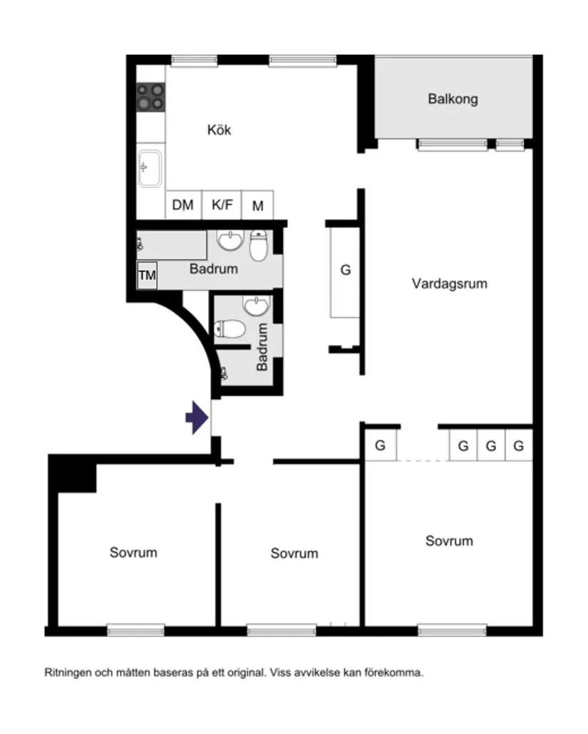 Bostadsrätt, Molngatan 9, Gränby, Uppsala