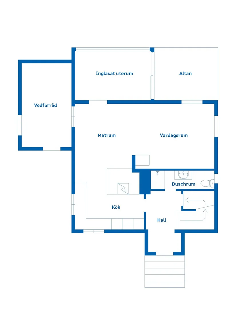 Villa, Bergsstigen 7, Gådeåberget, Härnösand