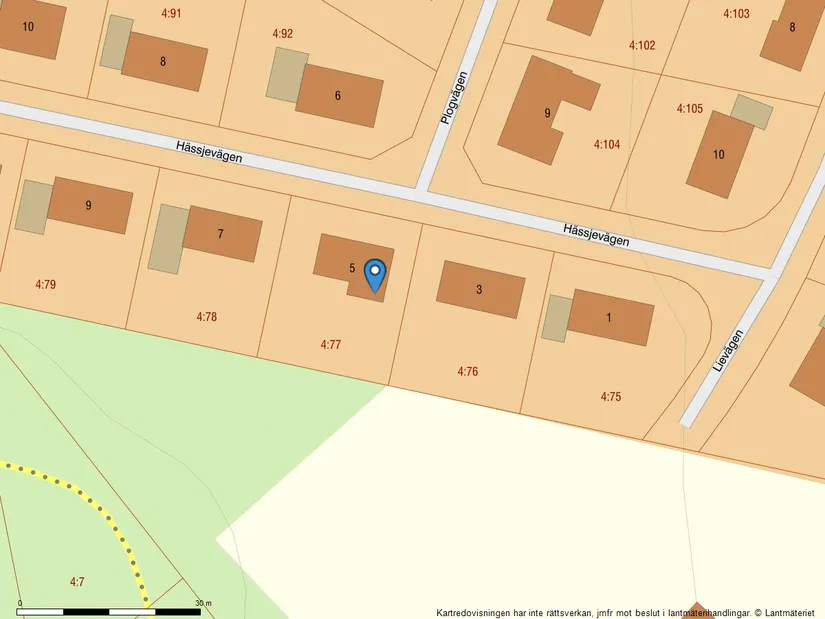 Villa, Hässjevägen 5, Bondsjöhöjden, Härnösand