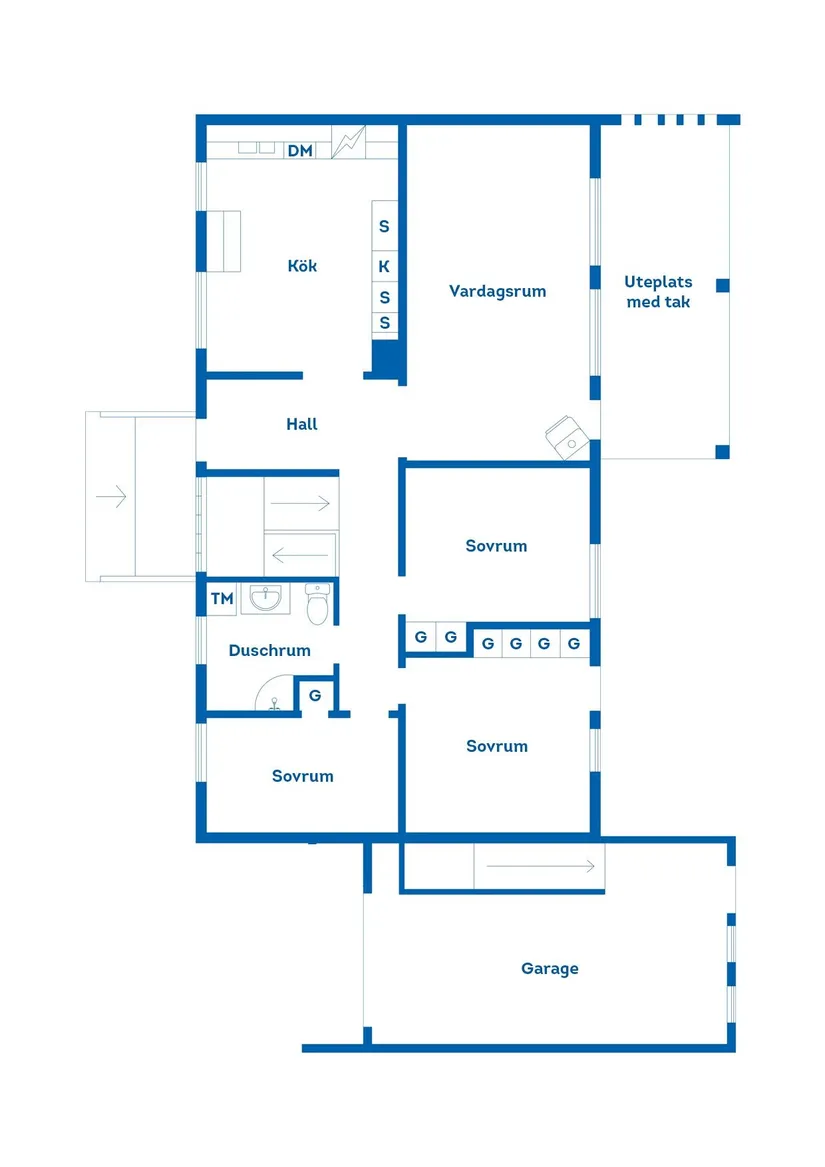 Villa, Hässjevägen 5, Bondsjöhöjden, Härnösand