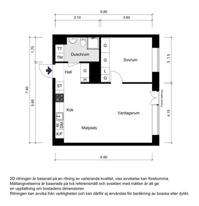 Bostadsrätt, Telegrafvägen 40, Telegrafberget, Nacka