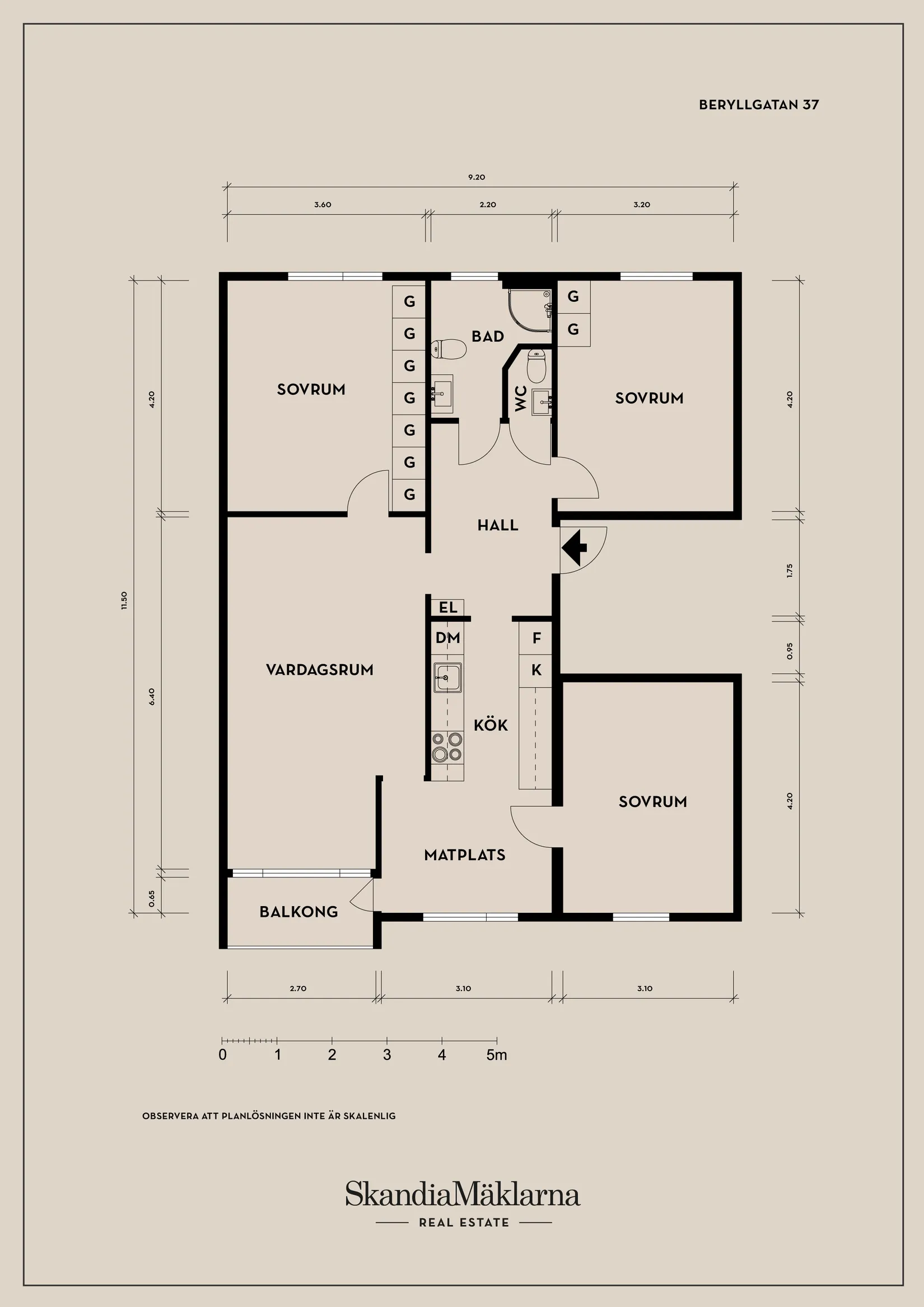 Bostadsrätt, Beryllgatan 37, Norra Tynnered, Göteborg