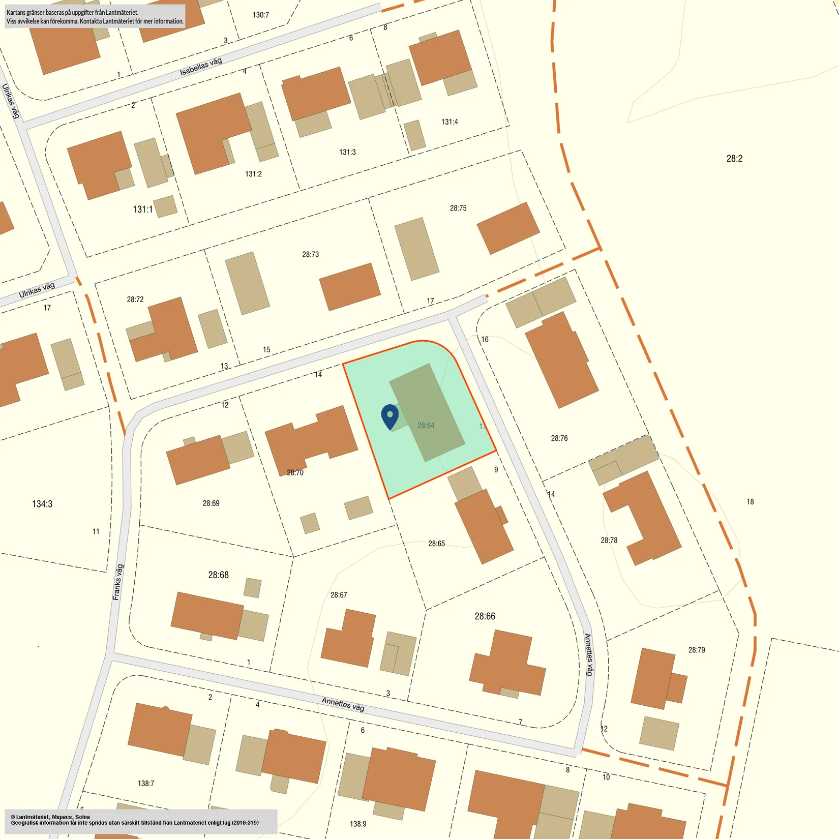 Villa, Annettes väg 11, Kristianstad