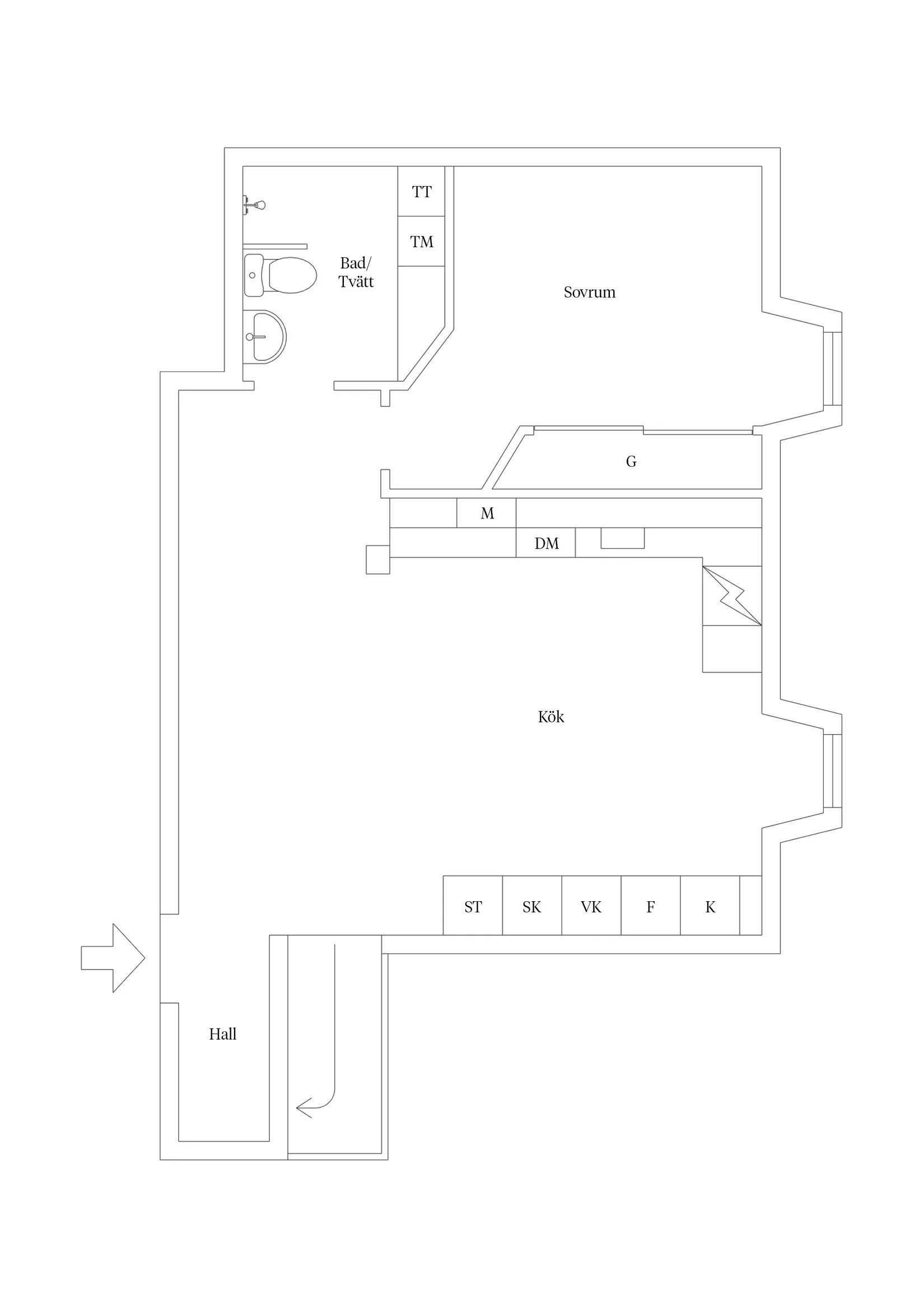 Bostadsrätt, Skvadronsgatan 12, Slottsstaden, Malmö