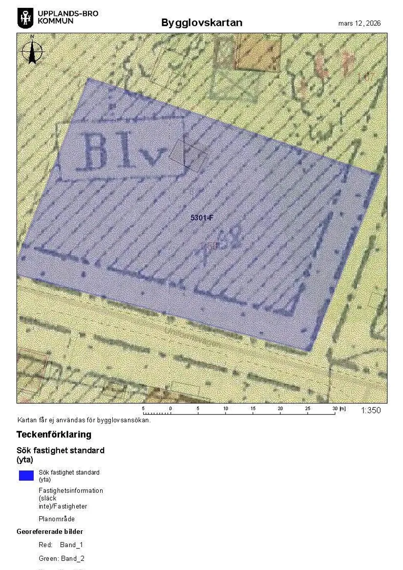 Tomt, Uniformsvägen 6, Stentorp, Upplands-Bro