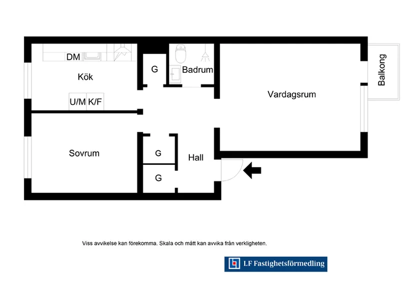 Bostadsrätt, Ribevägen 10 C, Dammfri, Malmö