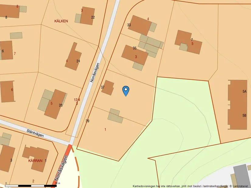 Villa, Norråsvägen 37 och 39, Norråsen, Värnamo