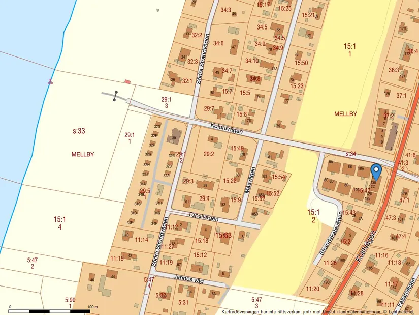 Bostadsrätt, Kolonivägen 12A, Mellbystrand, Laholm
