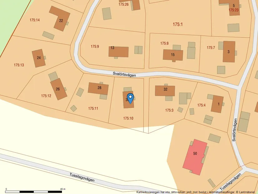 Villa, Svalörtsvägen 30, Sätra, Gävle