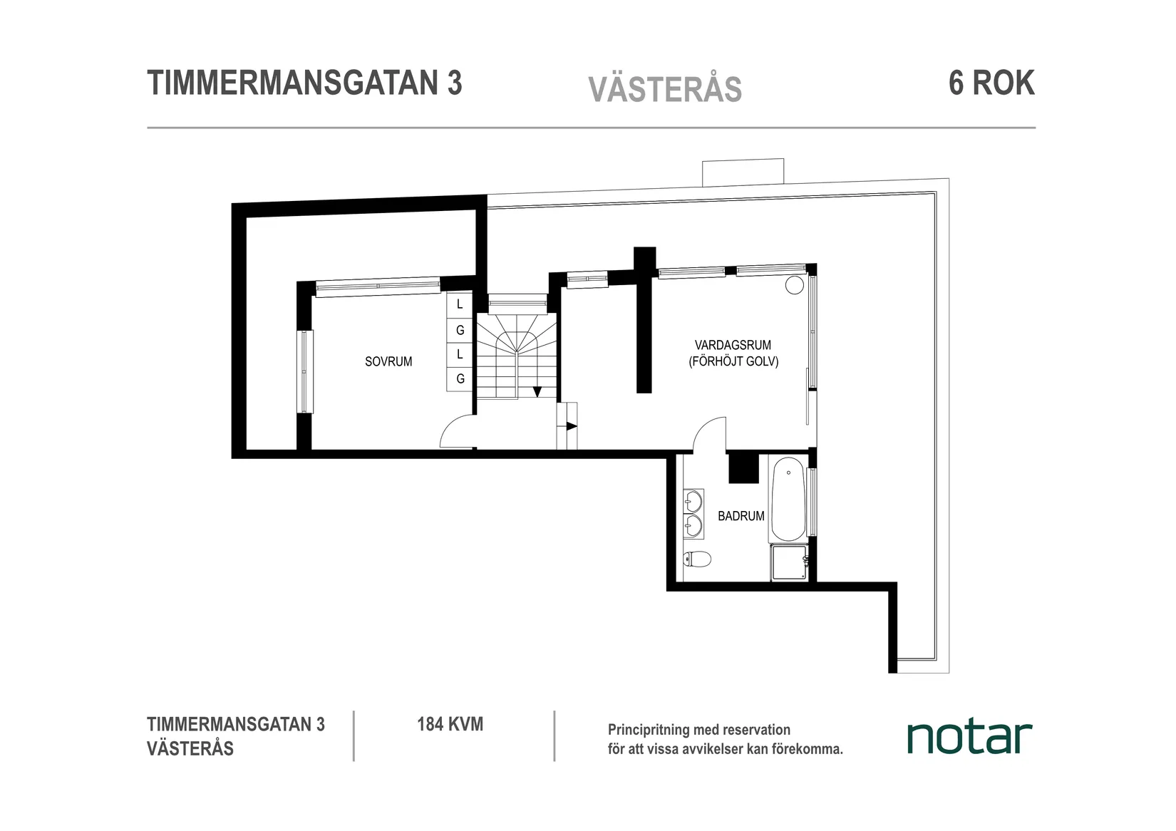 Bostadsrätt, Timmermansgatan 3, Östermalm, Västerås