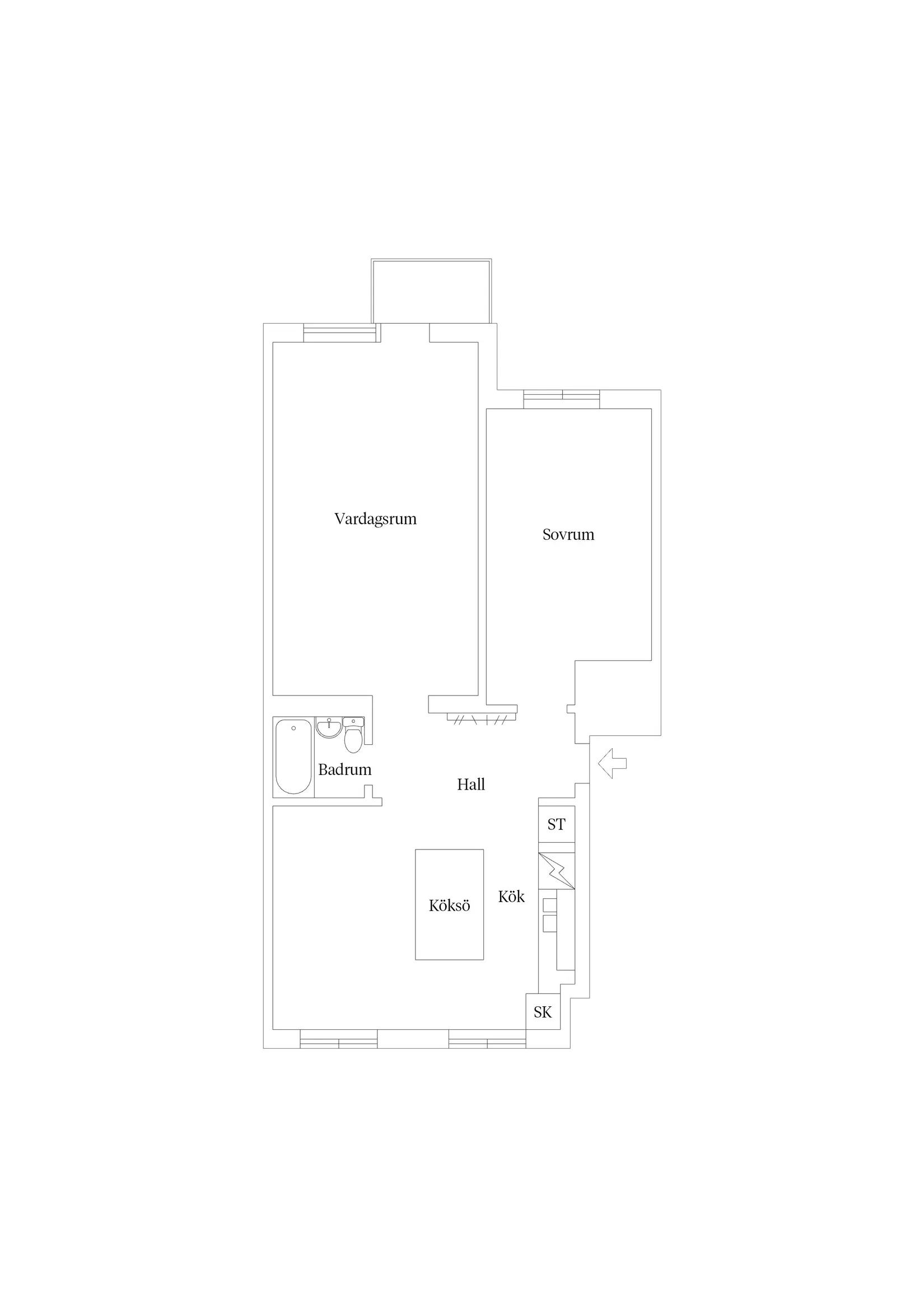 Bostadsrätt, Eriksbergs torg 5B, Helenelund, Sollentuna