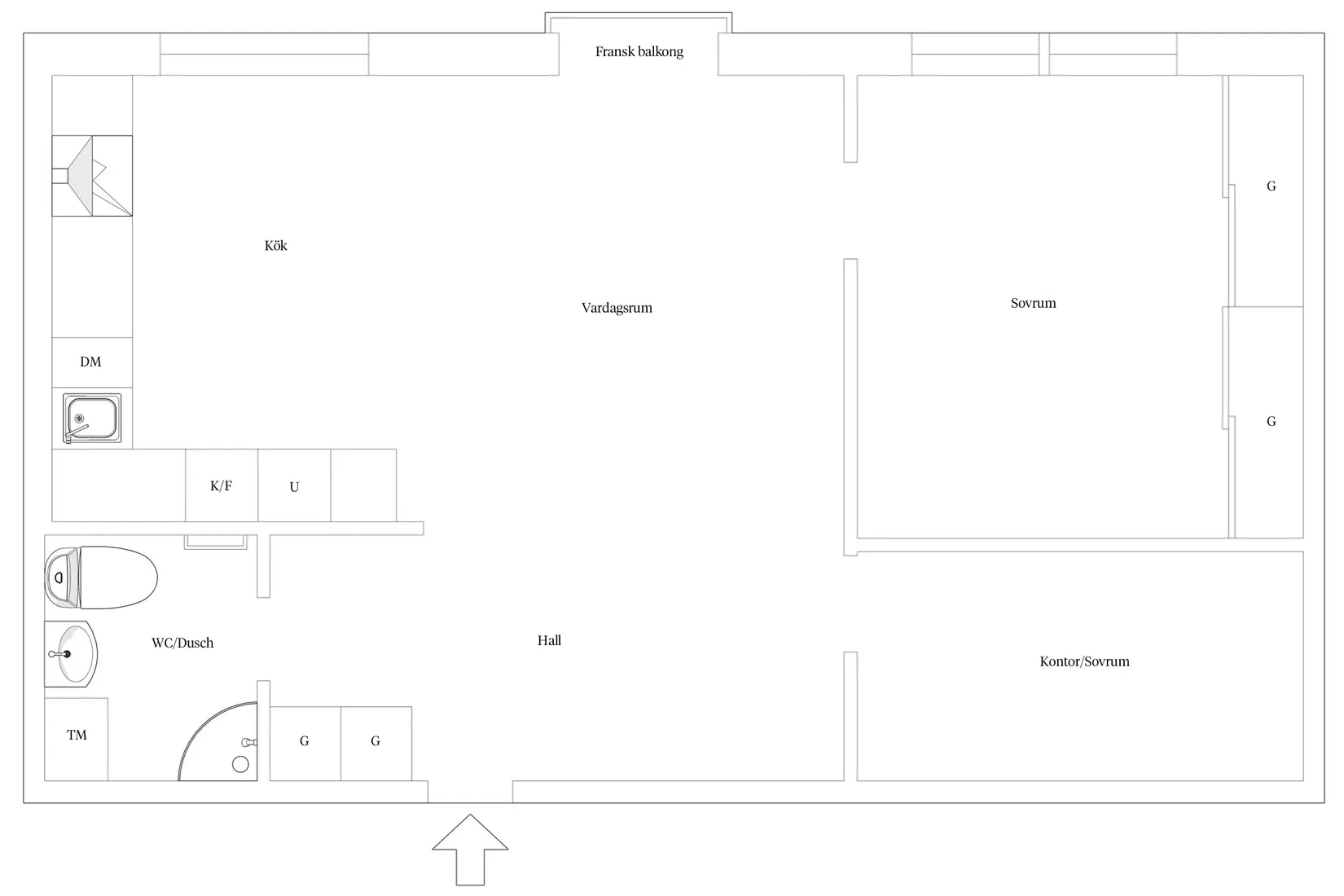 Bostadsrätt, Hornsgatan 150B, 2tr, Södermalm Högalid, Stockholm