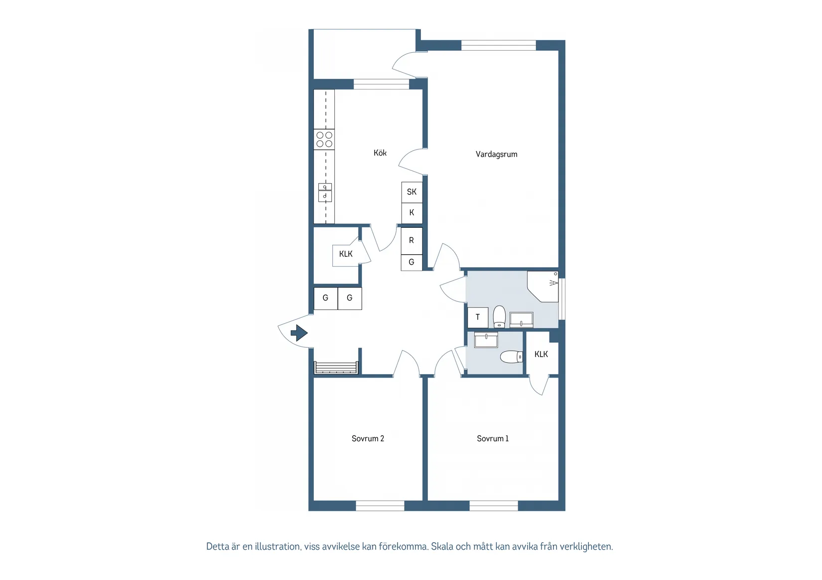 Bostadsrätt, Järnvägsesplanaden 5A, Tierp