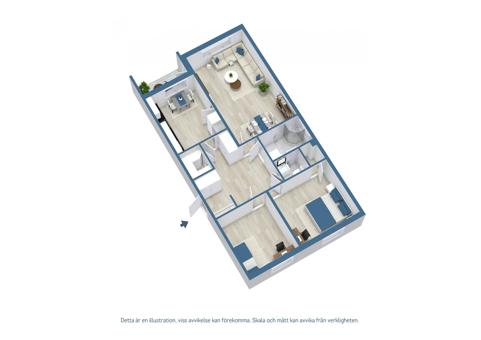 Bostadsrätt, Järnvägsesplanaden 5A, Tierp