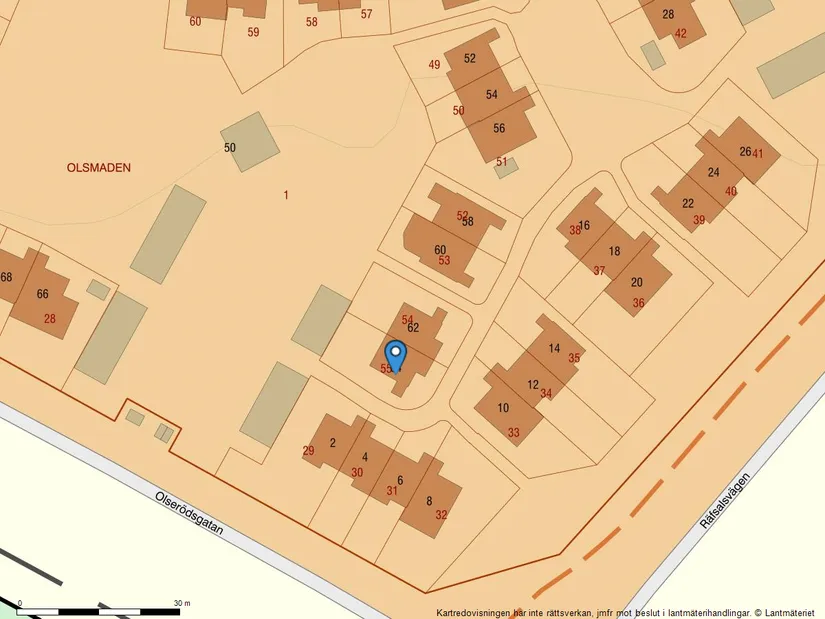 Villa, Radhus, Olserödsgatan 64, Olseröd, Kungälv