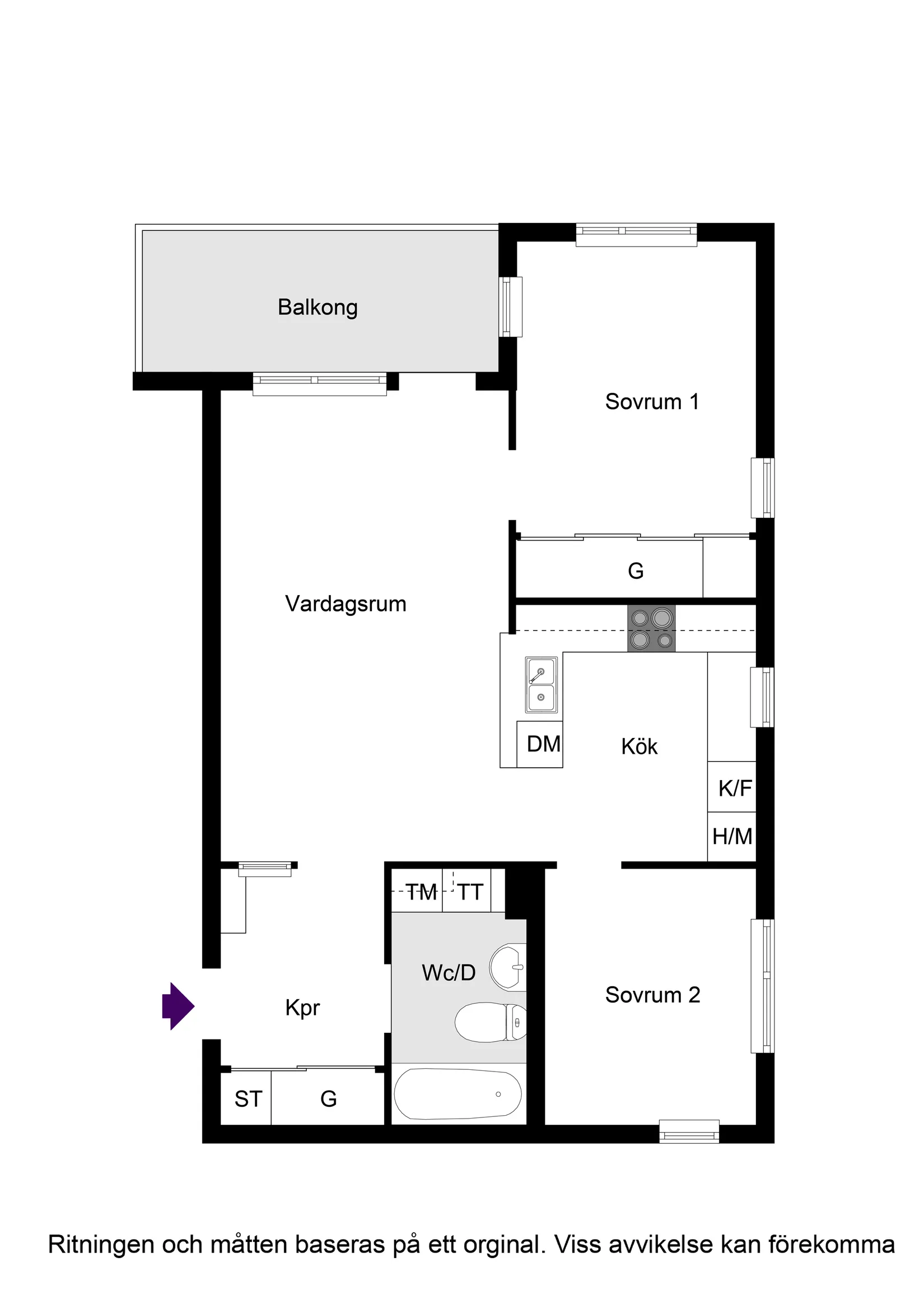 Bostadsrätt, Kuttervägen 8, vån 4, Näsby Park, Täby