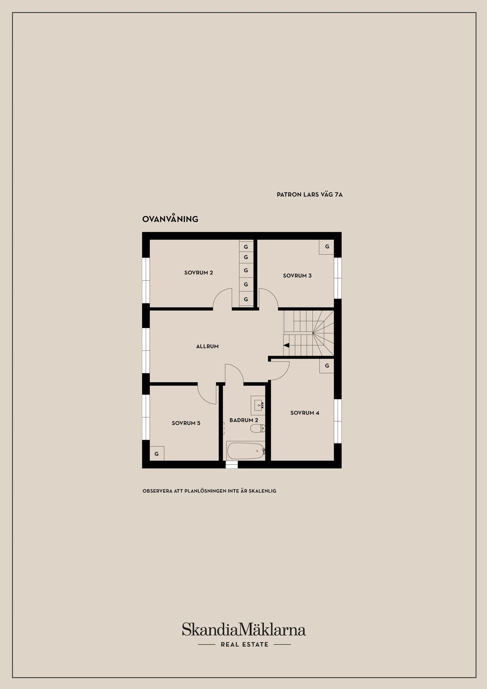 Radhus, Patron Lars väg 7A, Vistaberg, Huddinge