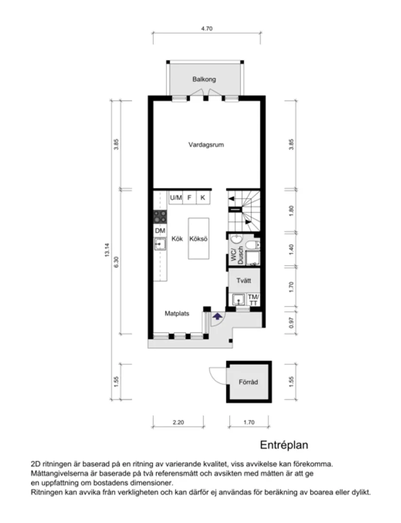 Villa, Radhus, Sandholmsvägen 19, Östra Orminge, Nacka