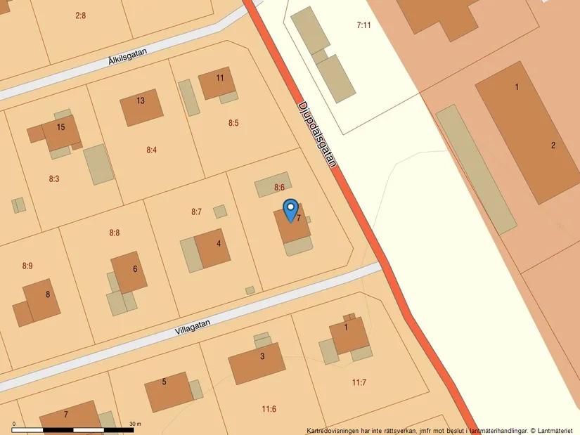 Villa, Djupdalsgatan 7, Lindesberg