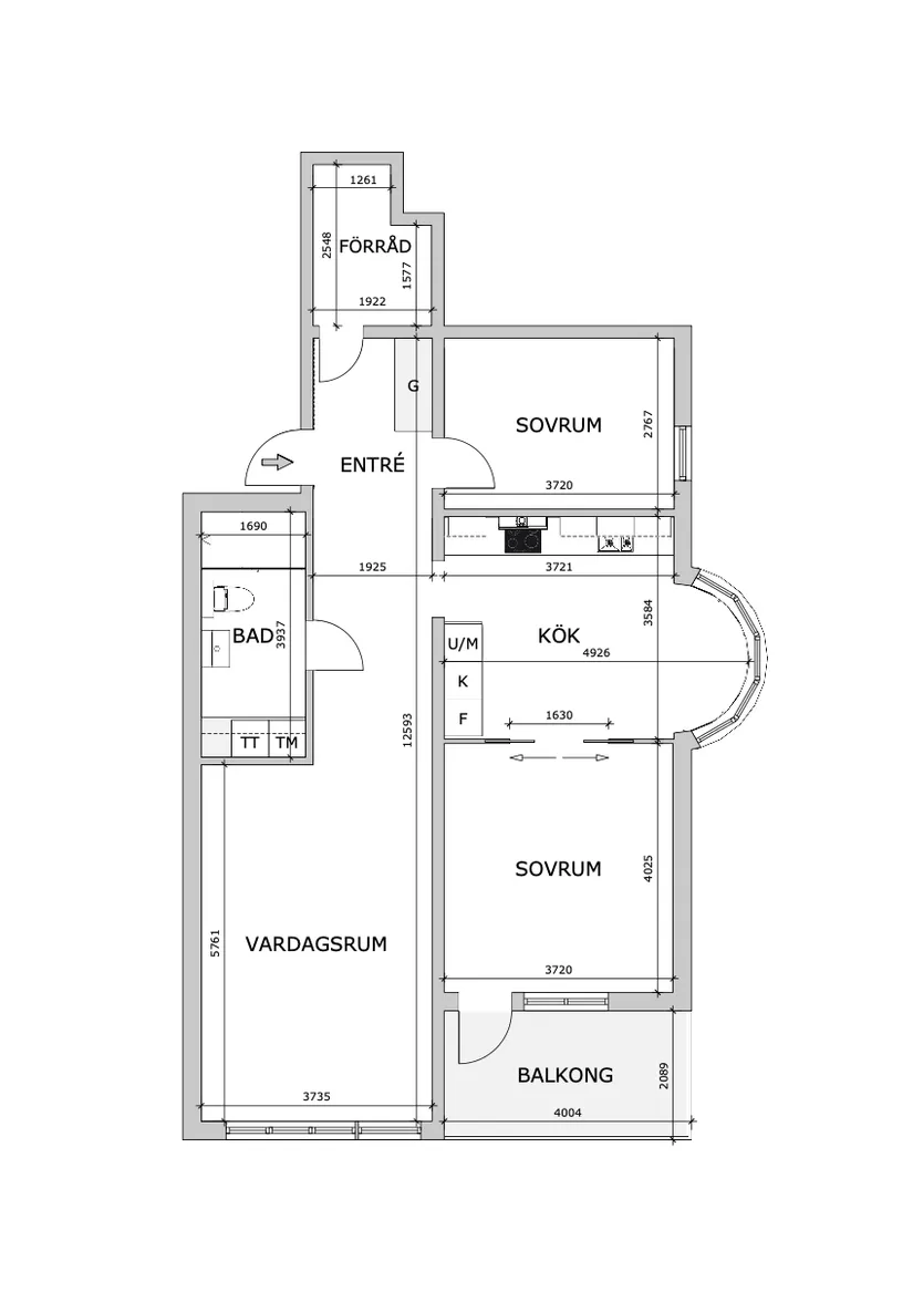 Bostadsrätt, Nygatan 16B, Jönköping City, Jönköping