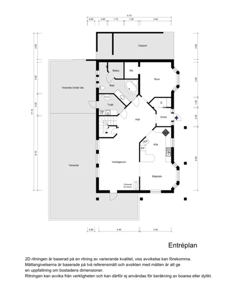 Villa, Gulmårans väg 1, Lännersta, Nacka