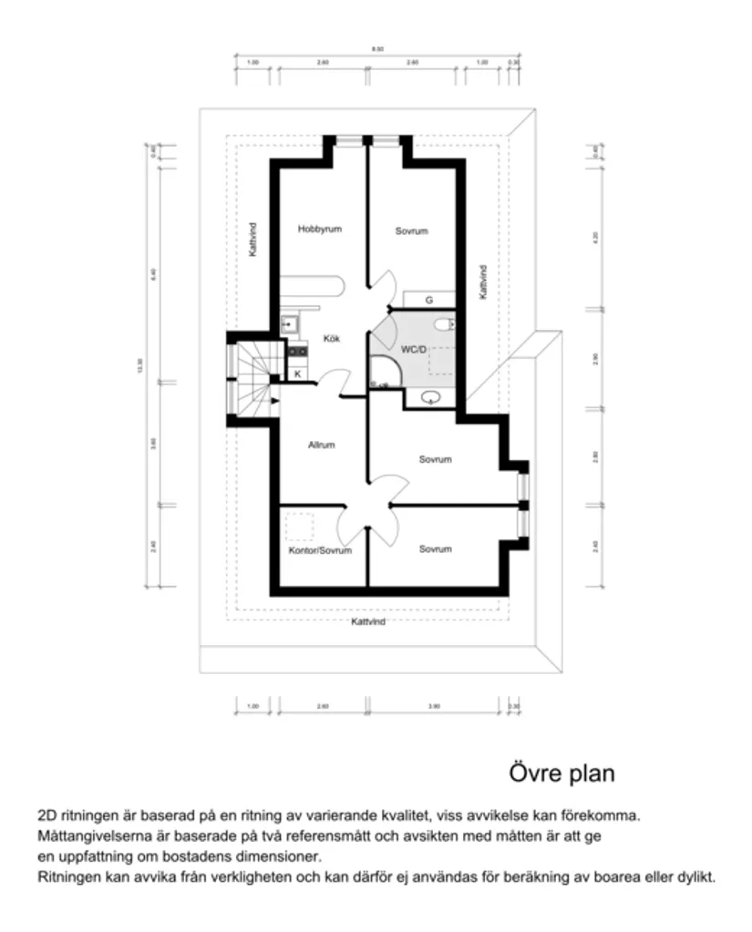 Villa, Gulmårans väg 1, Lännersta, Nacka