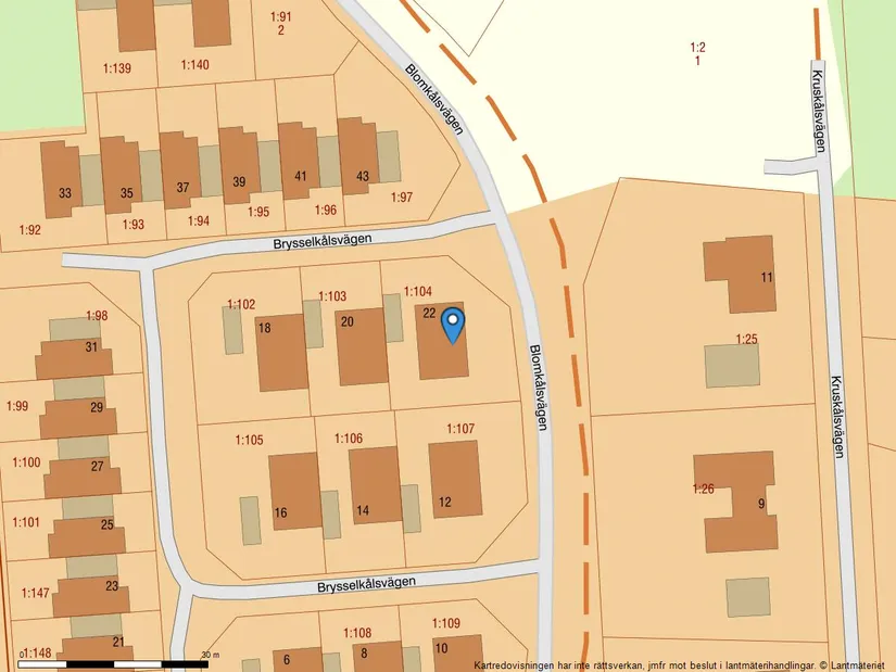 Villa, Brysselkålsvägen 22, Ekängen, Linköping