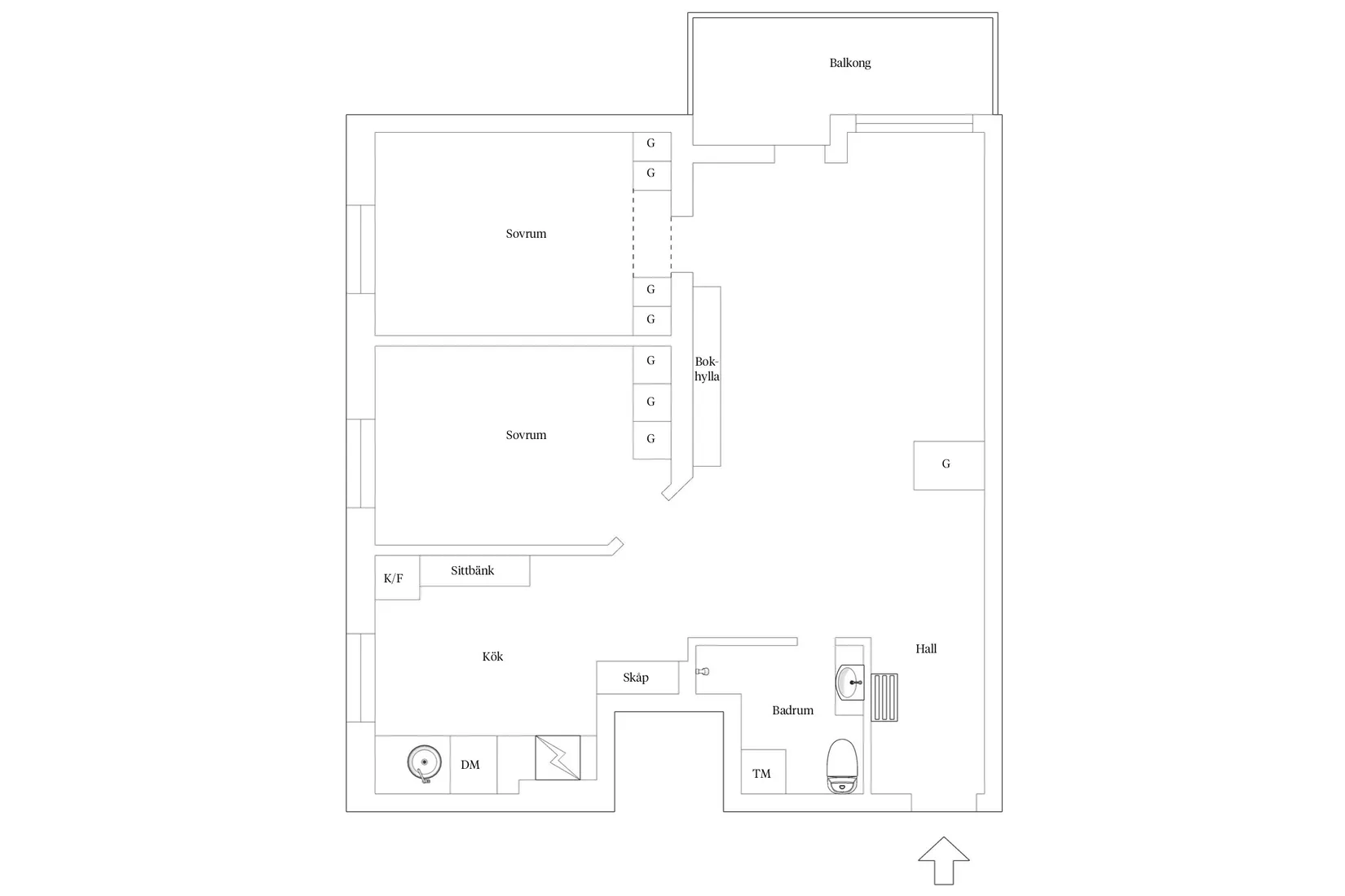 Bostadsrätt, Gjörwellsgatan 15, 2 Tr, Kungsholmen - Marieberg, Stockholm