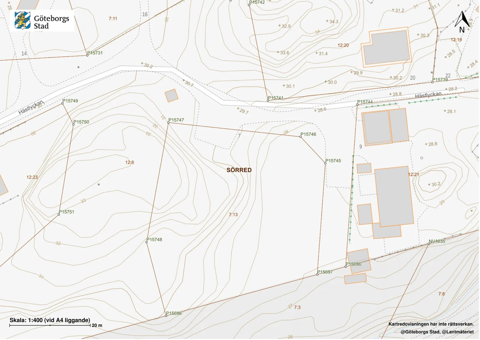 Tomt, Hästlyckan 7, Torslanda, Göteborg