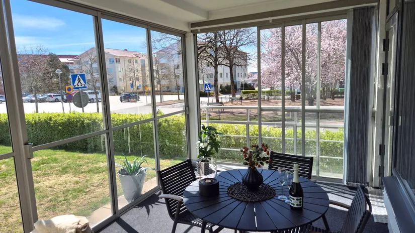 Bostadsrätt, Klockaregatan 9, Kinna, Mark