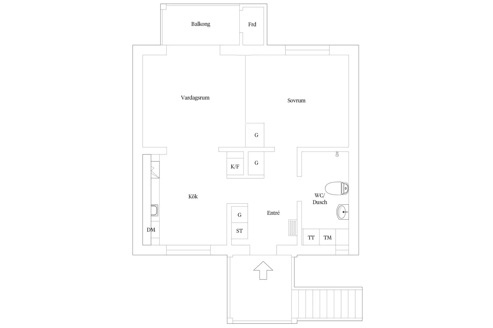 Bostadsrätt, Adelas väg 28F, Bredvik, Växjö