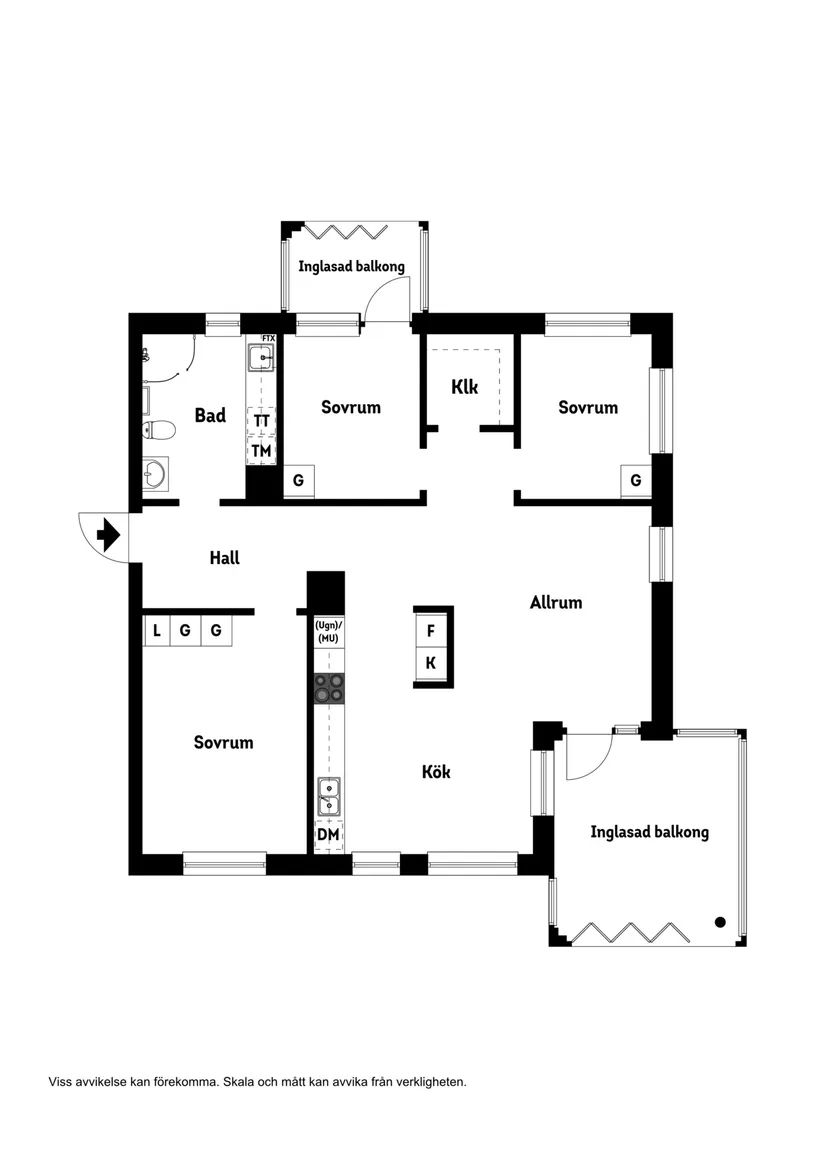 Bostadsrätt, Björnbärsvägen 2A, Hovshaga, Växjö