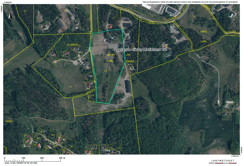 Gård/Skog, Marielundsvägen 2, Marielund, Upplands Väsby