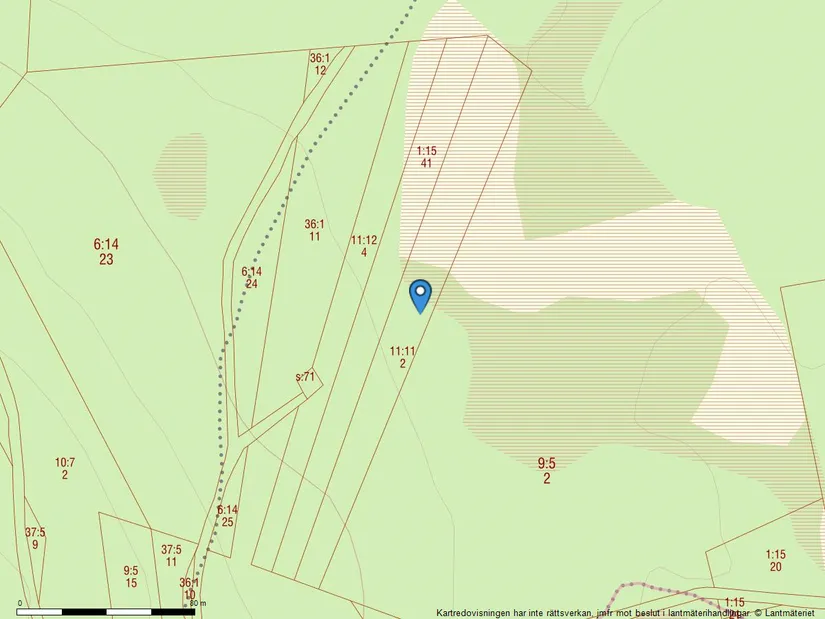 Gård/Skog, enligt skogsbruksplan, Gärdebyn, Rättvik