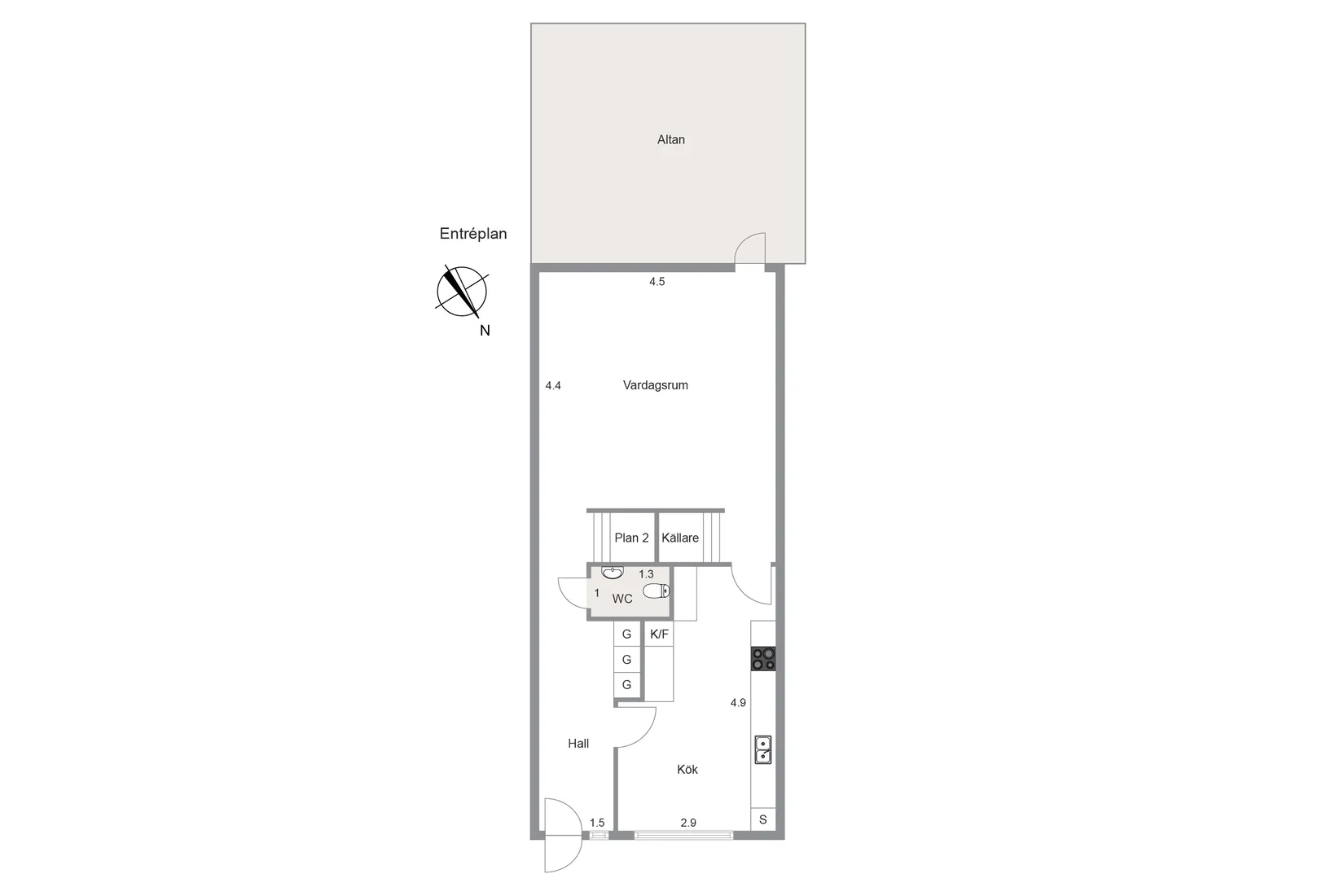 Villa, Radhus, Storegårdsvägen 32, Sandhem, Trollhättan