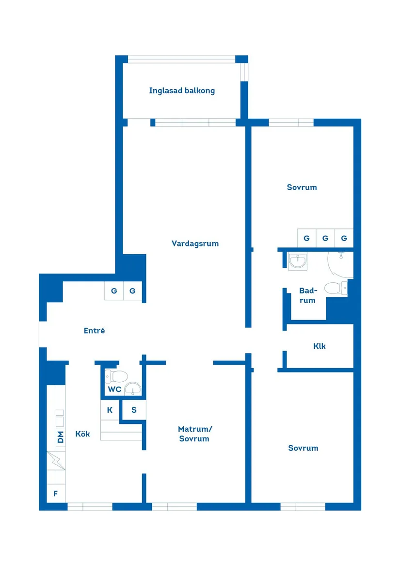Bostadsrätt, Byggmästargatan 12, Gävle Centrum, Gävle