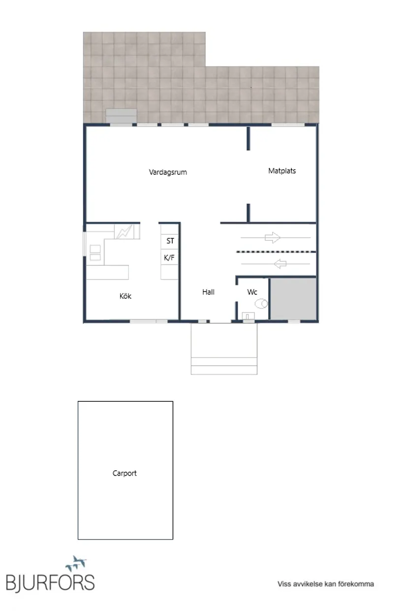 Villa, Radhus, Nyponvägen 46, Morön, Skellefteå