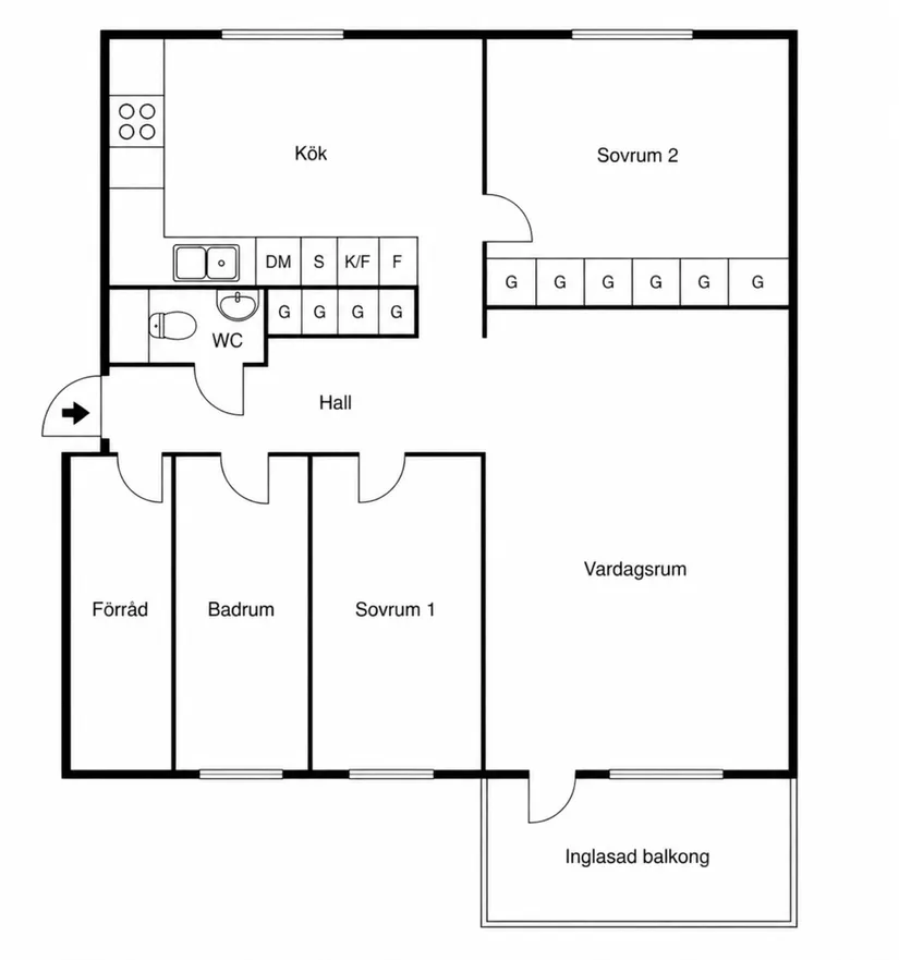 Bostadsrätt, Hampvägen 4, Norsborg, Botkyrka