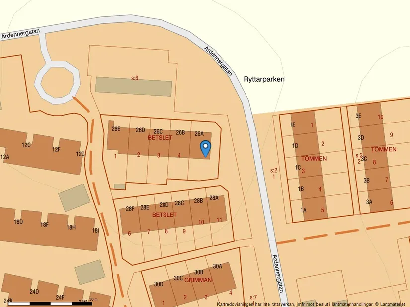 Villa, Radhus, Ardennergatan 26A, Backa, Ystad