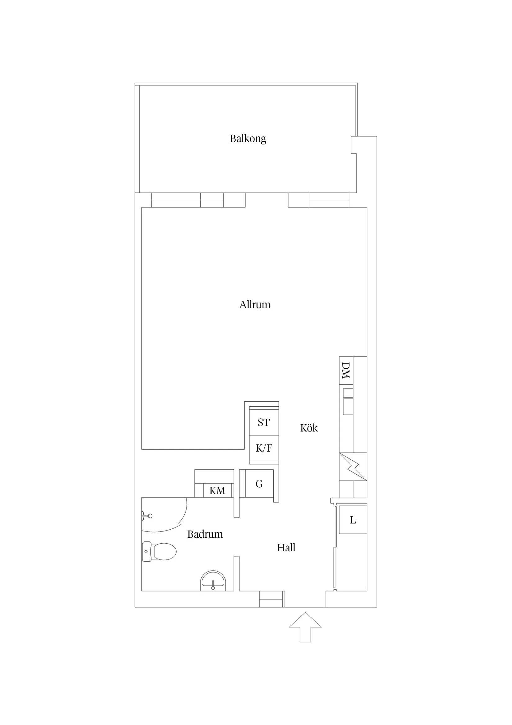 Bostadsrätt, Industrigatan 19, Kungsängen, Uppsala