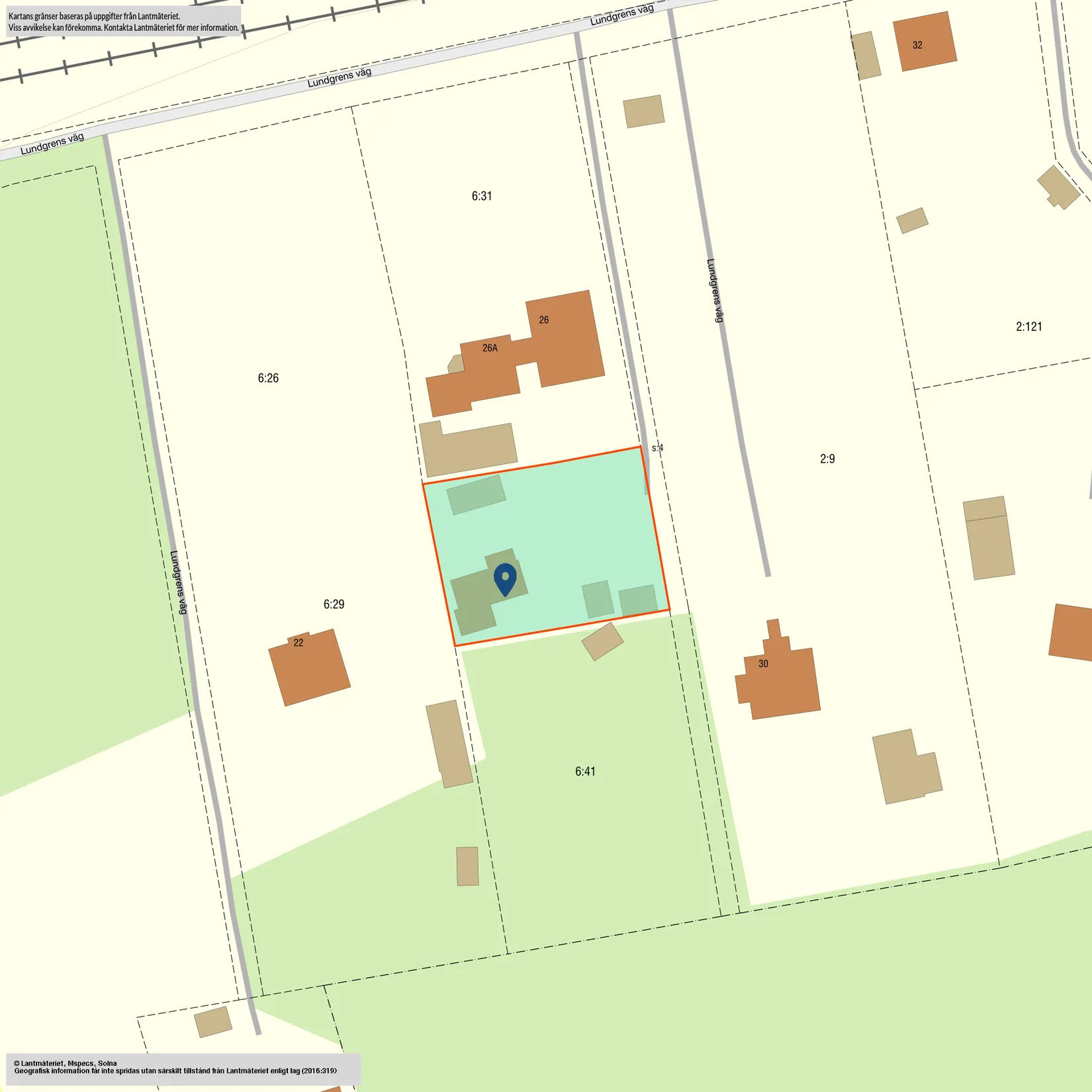 Villa, Lundgrens väg 28, Valbo, Gävle