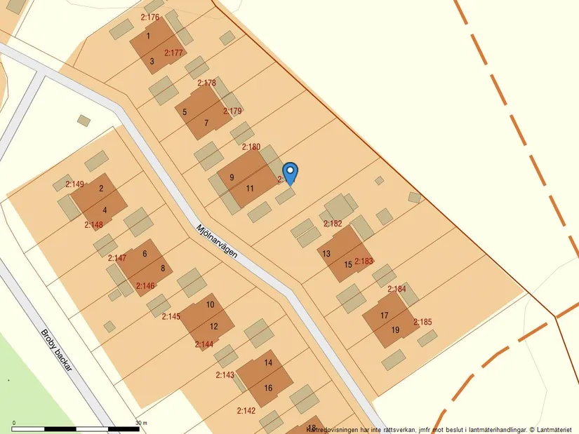 Villa, Radhus, Mjölnarvägen 11, Bålsta Broby Backar, Håbo