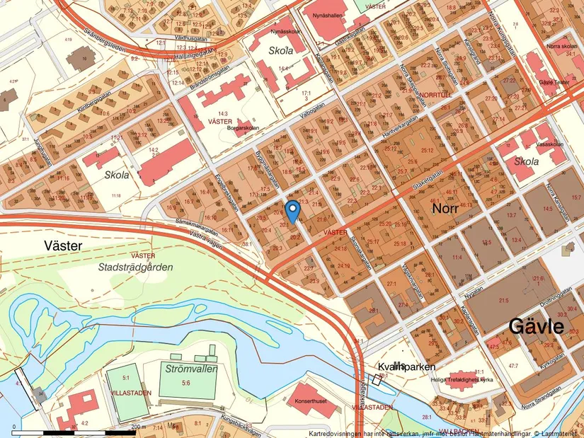 Bostadsrätt, Byggmästargatan 9, Gävle Centrum, Gävle