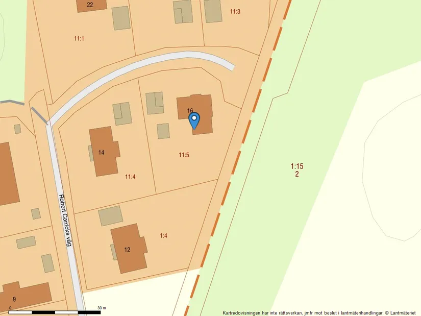 Villa, Robert Carricks väg 16, Valbo, Gävle