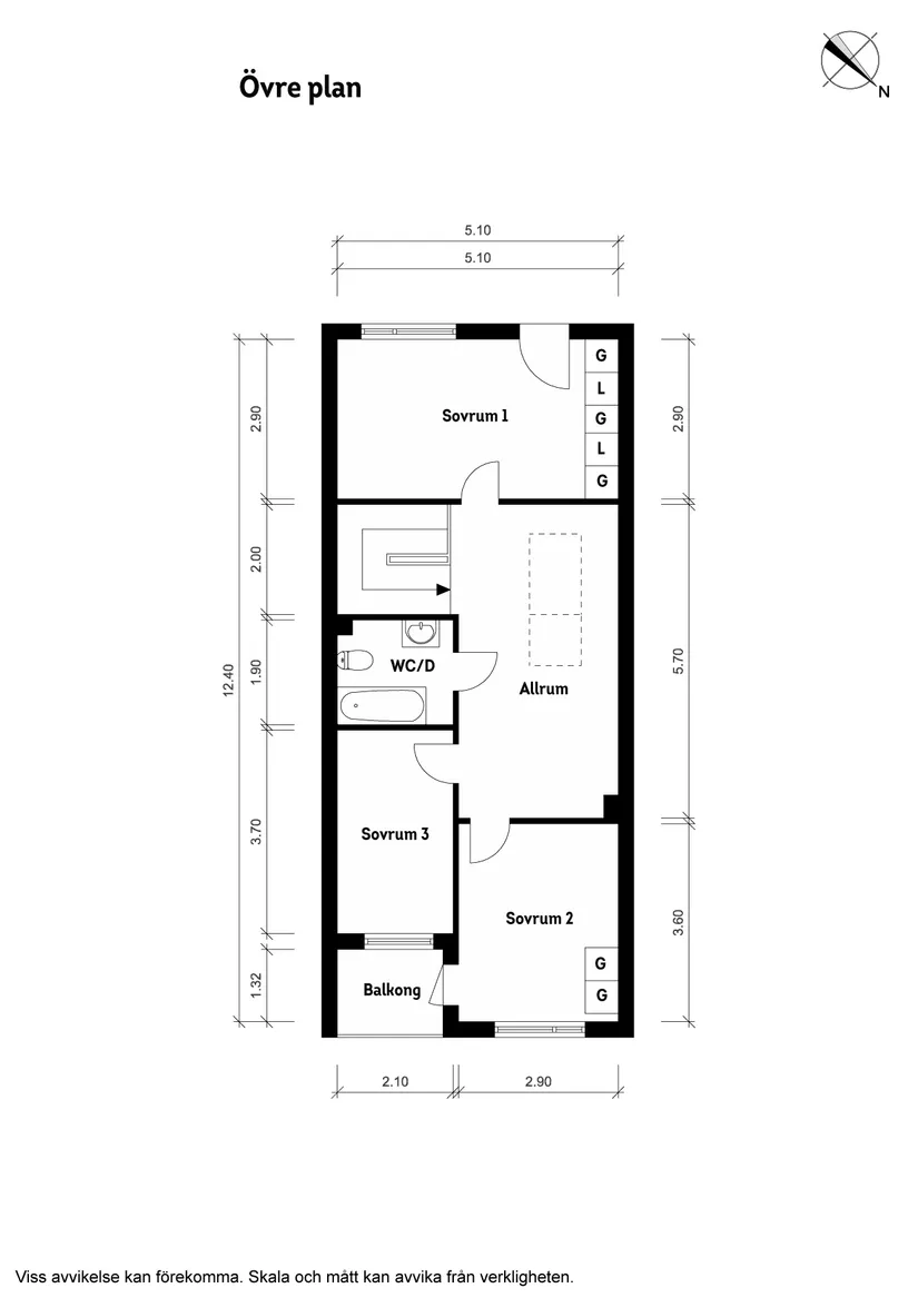 Bostadsrätt, Tölövägen 36, Östra Villastaden, Kungsbacka