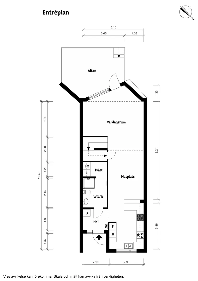 Bostadsrätt, Tölövägen 36, Östra Villastaden, Kungsbacka